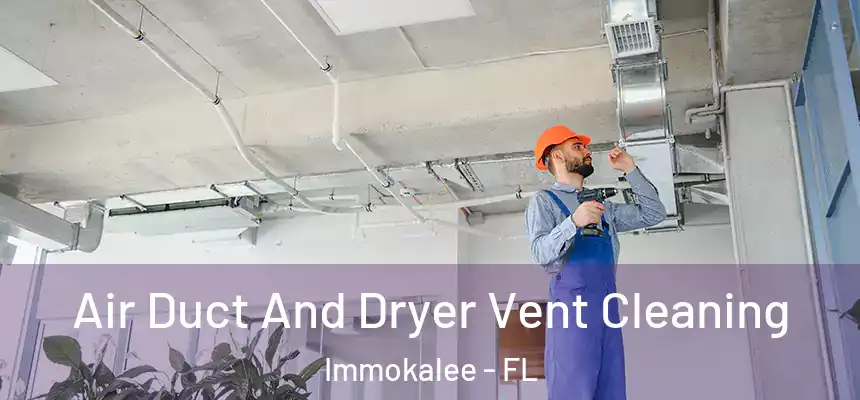 Air Duct And Dryer Vent Cleaning Immokalee - FL