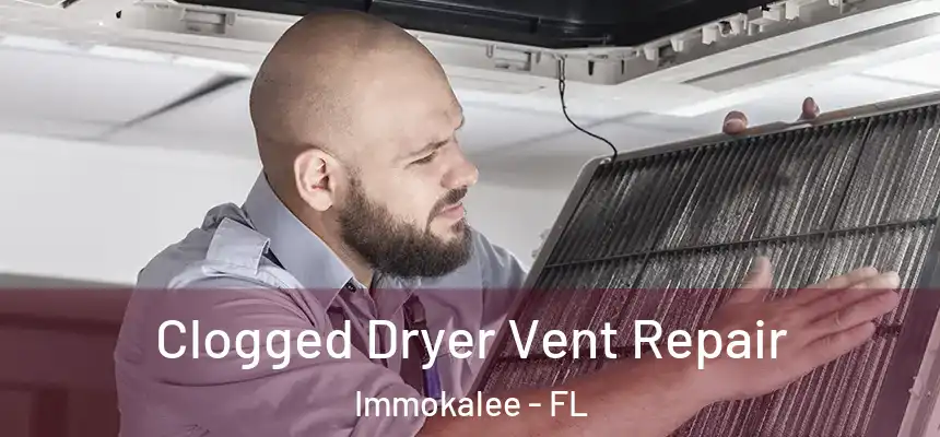 Clogged Dryer Vent Repair Immokalee - FL